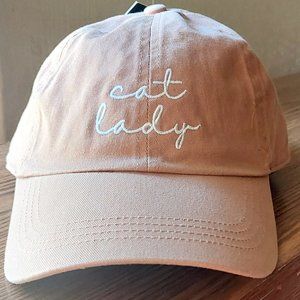 David & Young Women's Cotton "Cat Lady" Baseball Cap
